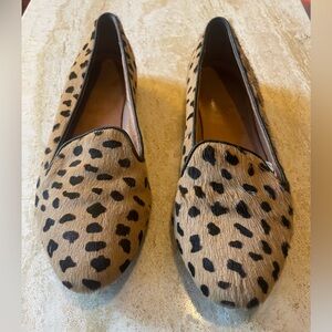 Madewell Teddy Calf Hair Leopard Print Loafer